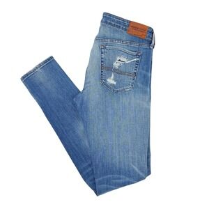 Denim & Supply Ralph Lauren Skinny Jeans Distressed Kayla Wash Womens Size 30x32